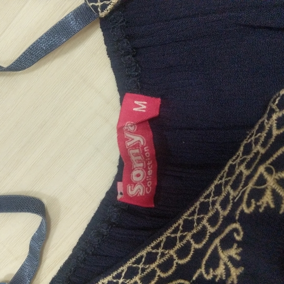 Navy Blue Romper - Size M (runs small) - Picture 5 of 5